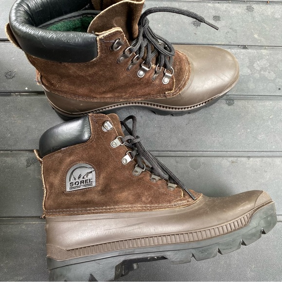 Sorel Other - Sorel mens brown suede leather waterproof boot Size 10